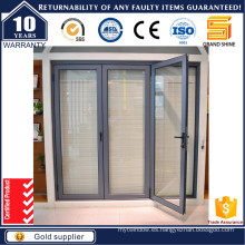 Puerta bi-plegable / bifolding de aluminio interior 6065